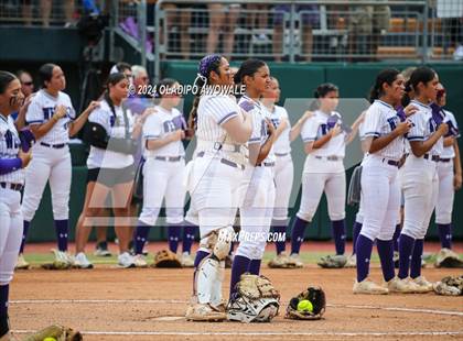 Thumbnail 1 in Weslaco vs. Midway (UIL 6A Softball Final) photogallery.