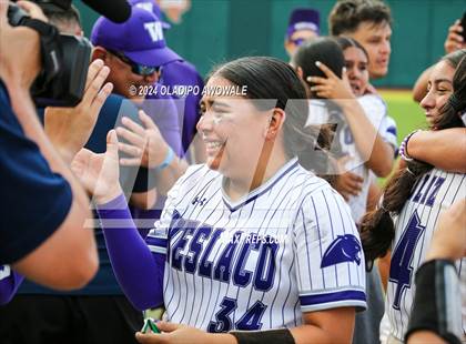 Thumbnail 1 in Weslaco vs. Midway (UIL 6A Softball Final) photogallery.