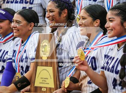 Thumbnail 1 in Weslaco vs. Midway (UIL 6A Softball Final) photogallery.