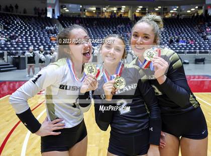 Thumbnail 1 in Gunter vs. Bushland (UIL 3A Volleyball Final Medal Ceremony) photogallery.