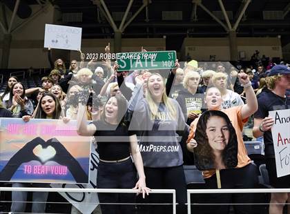 Thumbnail 3 in Gunter vs. Bushland (UIL 3A Volleyball Final Medal Ceremony) photogallery.