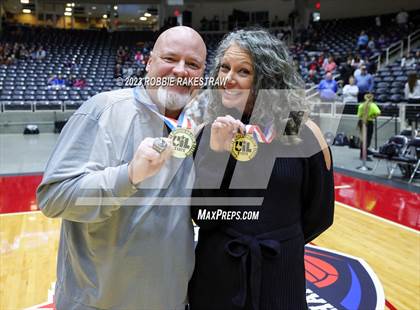 Thumbnail 2 in Gunter vs. Bushland (UIL 3A Volleyball Final Medal Ceremony) photogallery.