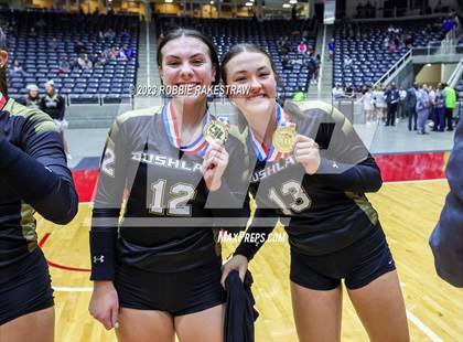 Thumbnail 2 in Gunter vs. Bushland (UIL 3A Volleyball Final Medal Ceremony) photogallery.