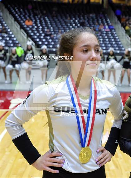 Thumbnail 3 in Gunter vs. Bushland (UIL 3A Volleyball Final Medal Ceremony) photogallery.