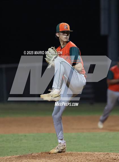 Thumbnail 3 in Pioneer vs. Harlingen South (UIL Baseball Bi-District 5A D2) photogallery.
