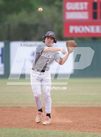 Thumbnail 3 in Pioneer vs. Harlingen South (UIL Baseball Bi-District 5A D2) photogallery.
