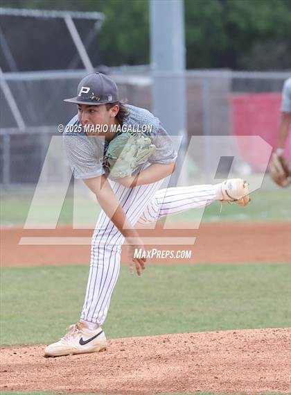 Thumbnail 3 in Pioneer vs. Harlingen South (UIL Baseball Bi-District 5A D2) photogallery.