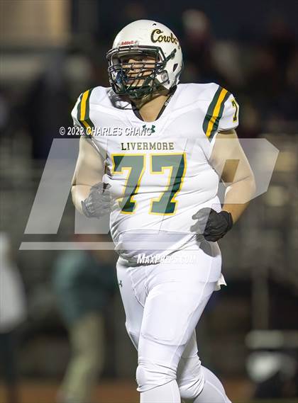 Thumbnail 3 in Livermore vs Rancho Cotate (CIF NCS D2 Quaterfinal) photogallery.