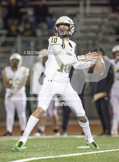 Thumbnail 2 in Livermore vs Rancho Cotate (CIF NCS D2 Quaterfinal) photogallery.