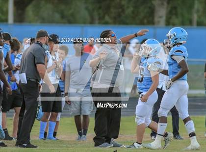 Thumbnail 2 in George Jenkins vs Nature Coast Tech (Spring Scrimmage)  photogallery.