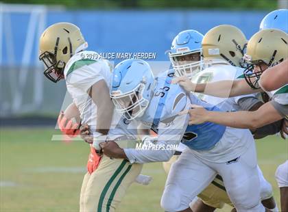 Thumbnail 2 in George Jenkins vs Nature Coast Tech (Spring Scrimmage)  photogallery.