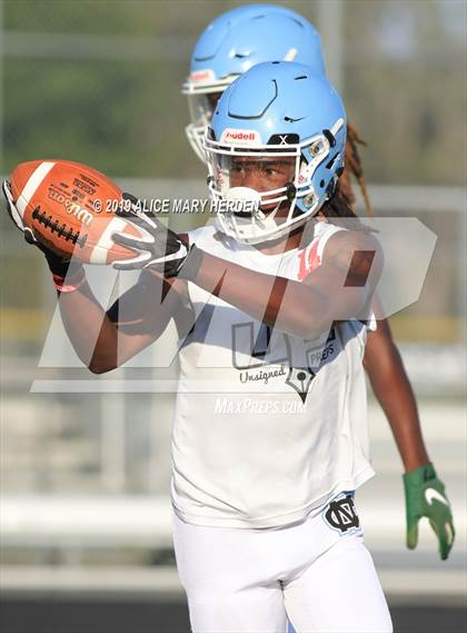 Thumbnail 2 in George Jenkins vs Nature Coast Tech (Spring Scrimmage)  photogallery.