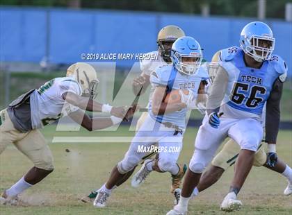 Thumbnail 2 in George Jenkins vs Nature Coast Tech (Spring Scrimmage)  photogallery.