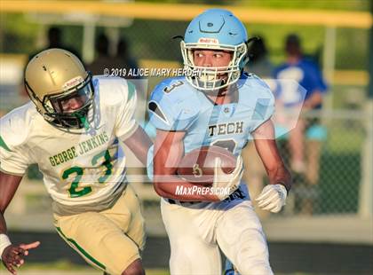 Thumbnail 2 in George Jenkins vs Nature Coast Tech (Spring Scrimmage)  photogallery.