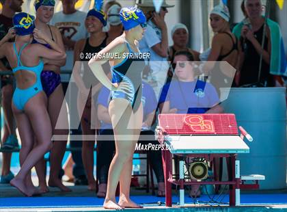 Thumbnail 3 in CIF State Girls Swimming Championships (Preliminaries) photogallery.