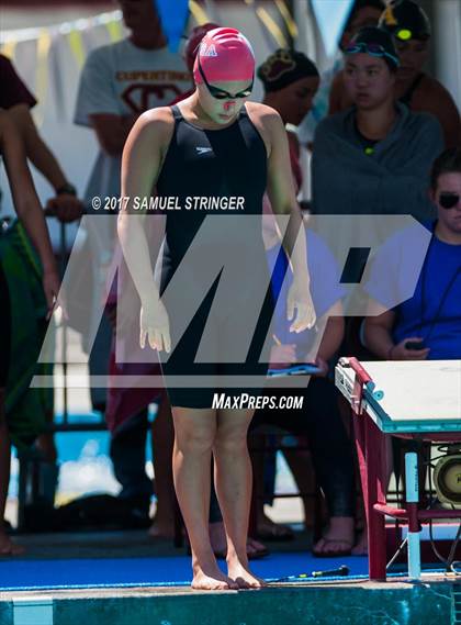 Thumbnail 3 in CIF State Girls Swimming Championships (Preliminaries) photogallery.