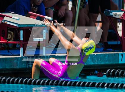 Thumbnail 2 in CIF State Girls Swimming Championships (Preliminaries) photogallery.