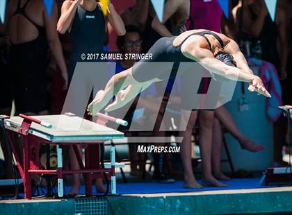 Thumbnail 1 in CIF State Girls Swimming Championships (Preliminaries) photogallery.