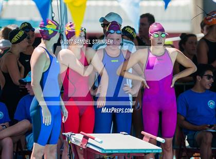 Thumbnail 2 in CIF State Girls Swimming Championships (Preliminaries) photogallery.
