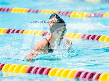 Thumbnail 3 in CIF State Girls Swimming Championships (Preliminaries) photogallery.