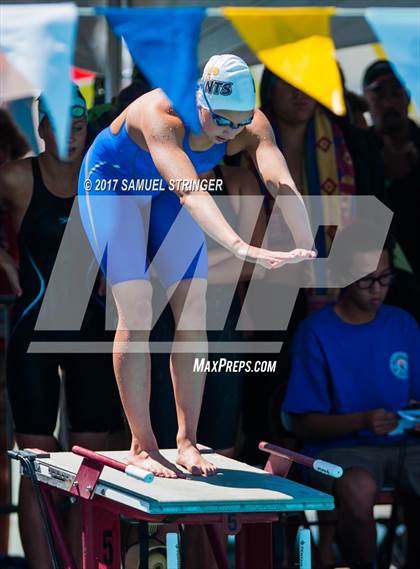 Thumbnail 3 in CIF State Girls Swimming Championships (Preliminaries) photogallery.