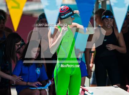 Thumbnail 3 in CIF State Girls Swimming Championships (Preliminaries) photogallery.