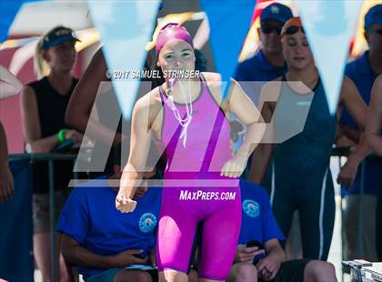 Thumbnail 3 in CIF State Girls Swimming Championships (Preliminaries) photogallery.
