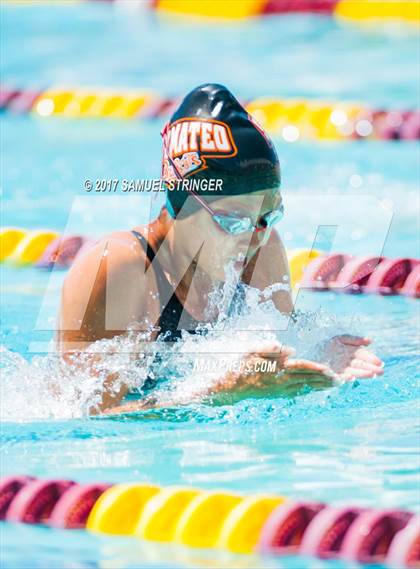 Thumbnail 2 in CIF State Girls Swimming Championships (Preliminaries) photogallery.