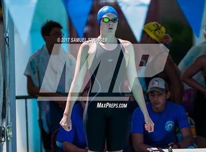 Thumbnail 2 in CIF State Girls Swimming Championships (Preliminaries) photogallery.