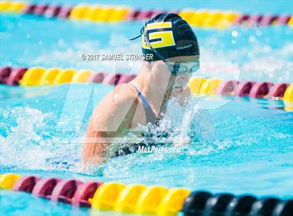 Thumbnail 2 in CIF State Girls Swimming Championships (Preliminaries) photogallery.