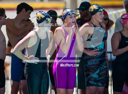 Thumbnail 2 in CIF State Girls Swimming Championships (Preliminaries) photogallery.