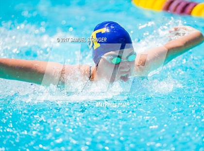 Thumbnail 3 in CIF State Girls Swimming Championships (Preliminaries) photogallery.