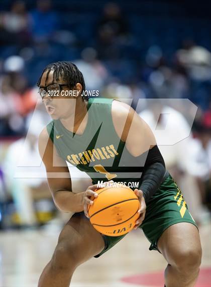 Thumbnail 3 in Greenforest vs King's Ridge Christian (GHSA A Private Final) photogallery.