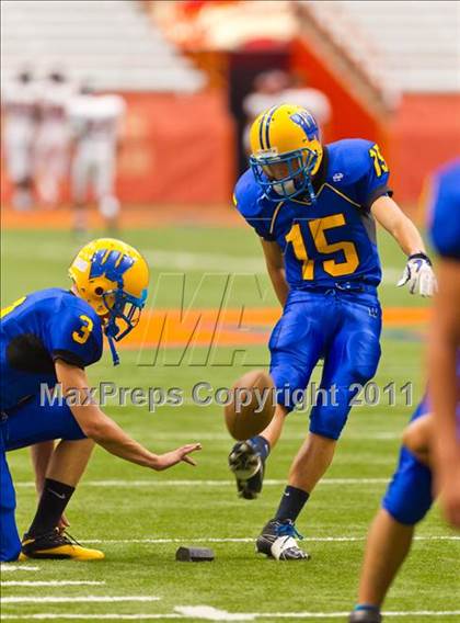 Thumbnail 2 in West Seneca West vs. East Syracuse-Minoa (Syracuse Kickoff Classic) photogallery.