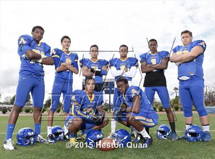 Thumbnail 3 in Bishop Amat (2015 Preseason Top 25 Photo Shoot) photogallery.
