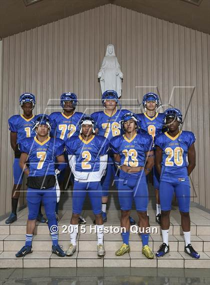 Thumbnail 2 in Bishop Amat (2015 Preseason Top 25 Photo Shoot) photogallery.