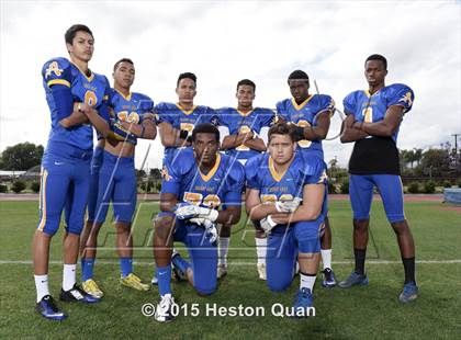 Thumbnail 1 in Bishop Amat (2015 Preseason Top 25 Photo Shoot) photogallery.
