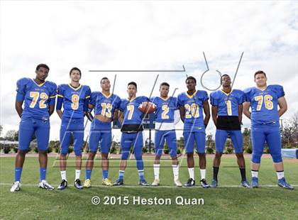 Thumbnail 1 in Bishop Amat (2015 Preseason Top 25 Photo Shoot) photogallery.
