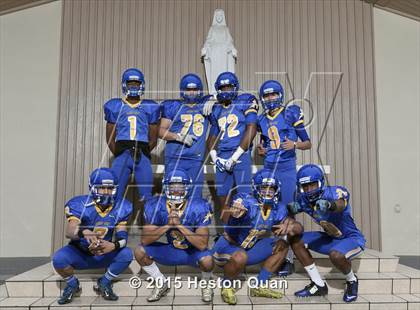 Thumbnail 2 in Bishop Amat (2015 Preseason Top 25 Photo Shoot) photogallery.