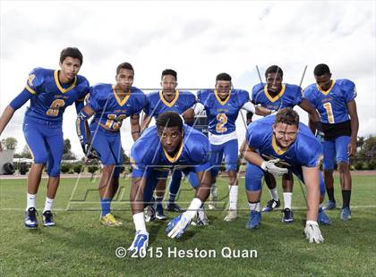 Thumbnail 1 in Bishop Amat (2015 Preseason Top 25 Photo Shoot) photogallery.