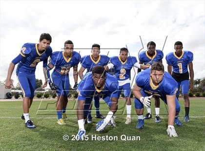 Thumbnail 1 in Bishop Amat (2015 Preseason Top 25 Photo Shoot) photogallery.