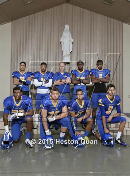 Thumbnail 3 in Bishop Amat (2015 Preseason Top 25 Photo Shoot) photogallery.