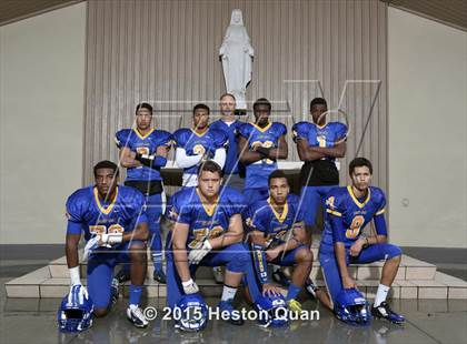 Thumbnail 1 in Bishop Amat (2015 Preseason Top 25 Photo Shoot) photogallery.