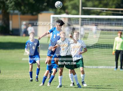 Thumbnail 2 in Christ School vs. Cary Academy (Ravenscroft Soccer Invitational) photogallery.