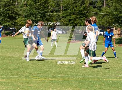 Thumbnail 2 in Christ School vs. Cary Academy (Ravenscroft Soccer Invitational) photogallery.