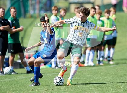 Thumbnail 3 in Christ School vs. Cary Academy (Ravenscroft Soccer Invitational) photogallery.