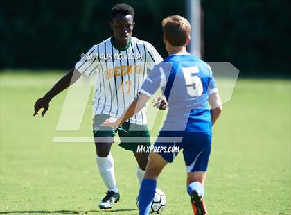 Thumbnail 1 in Christ School vs. Cary Academy (Ravenscroft Soccer Invitational) photogallery.