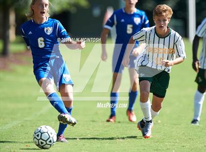 Thumbnail 3 in Christ School vs. Cary Academy (Ravenscroft Soccer Invitational) photogallery.