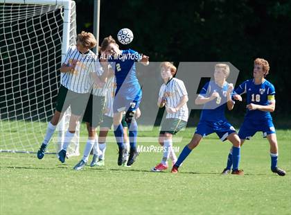 Thumbnail 1 in Christ School vs. Cary Academy (Ravenscroft Soccer Invitational) photogallery.