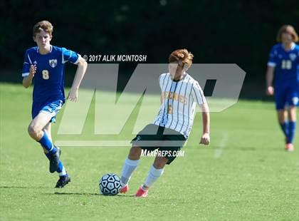 Thumbnail 2 in Christ School vs. Cary Academy (Ravenscroft Soccer Invitational) photogallery.